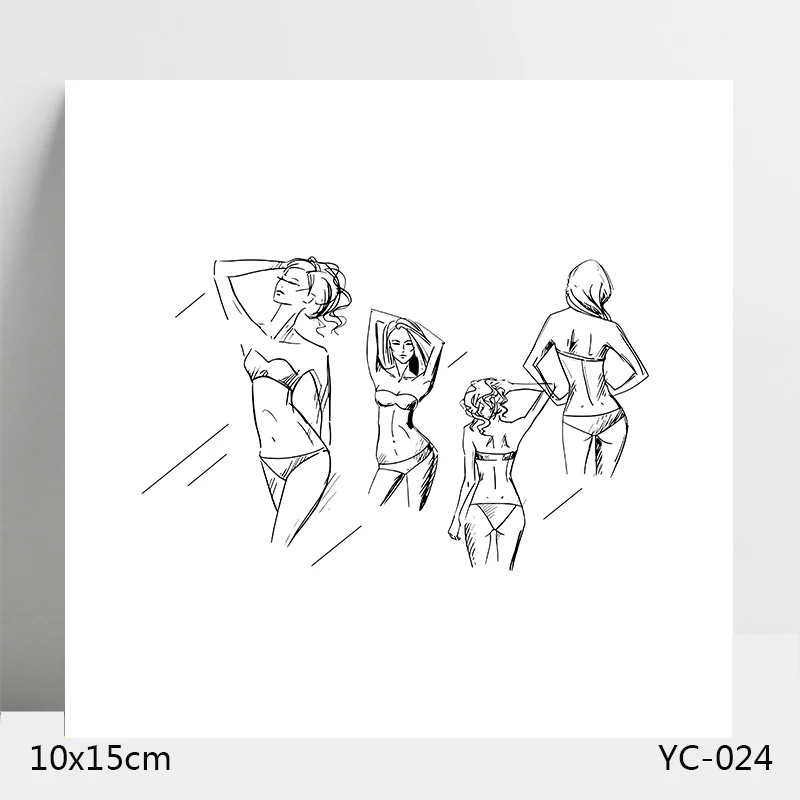 

Sexy woman Transparent Silicone Stamps/Seal for DIY Scrapbooking/Photo Album Decorative Card Making Clear Stamps Supplies