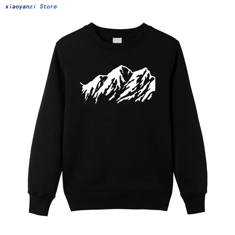 

2021 Men's men sweatshirts Casual Fashion hoodies unisex cotton printing Mountain ridge theme Bottoming pullovers clothing