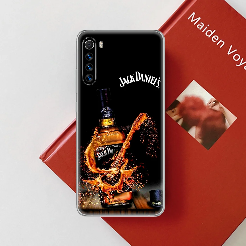 

JACK Whiskey DANIELS Brand Phone Case Cover For XIAOMI Redmi Note 3 4 4X 5 6 7 8 9 Pro T S max transparent Back Painting Cell