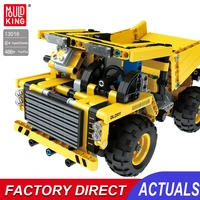 mine rc car toys building blocks remote control truck for boys brick toy tram mining excavator construction sets assembling