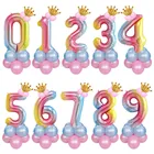 Воздушные шары из фольги в форме цифр, 32 дюйма, 2020