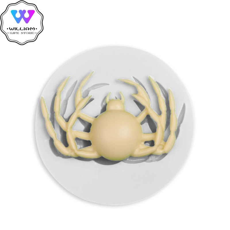 Форма для мастики на Хэллоуин в виде тыквы паука скелета руки мертвые ветки