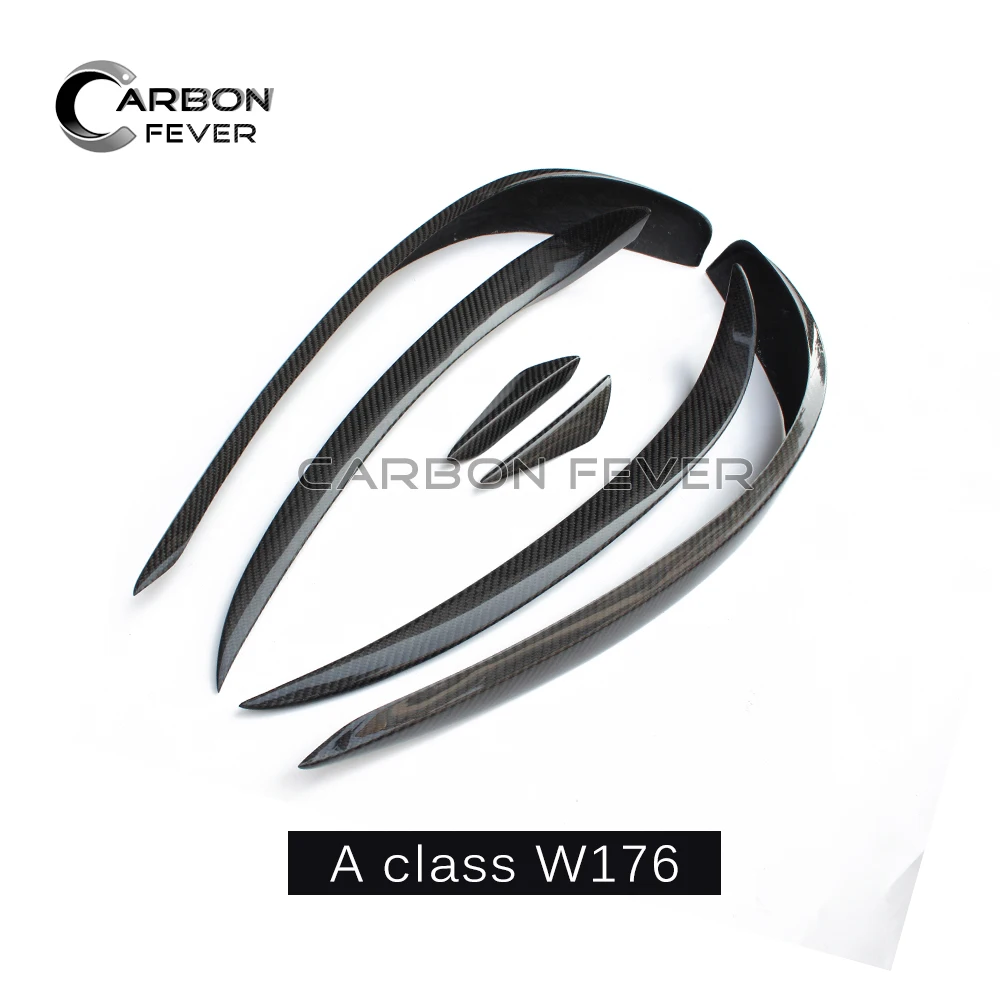 Для переднего бампера W176 Canards Splitter A Class Hatchabck 2012 - 2015 Pre-facelift Sport Edition | Автомобили и