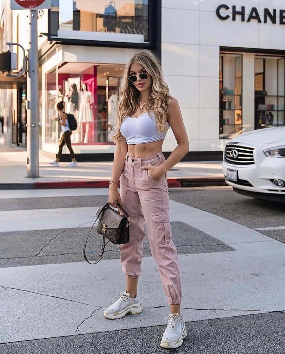 2020 летние женские брюки серии осень уличная Высокая талия джоггеры Твердые