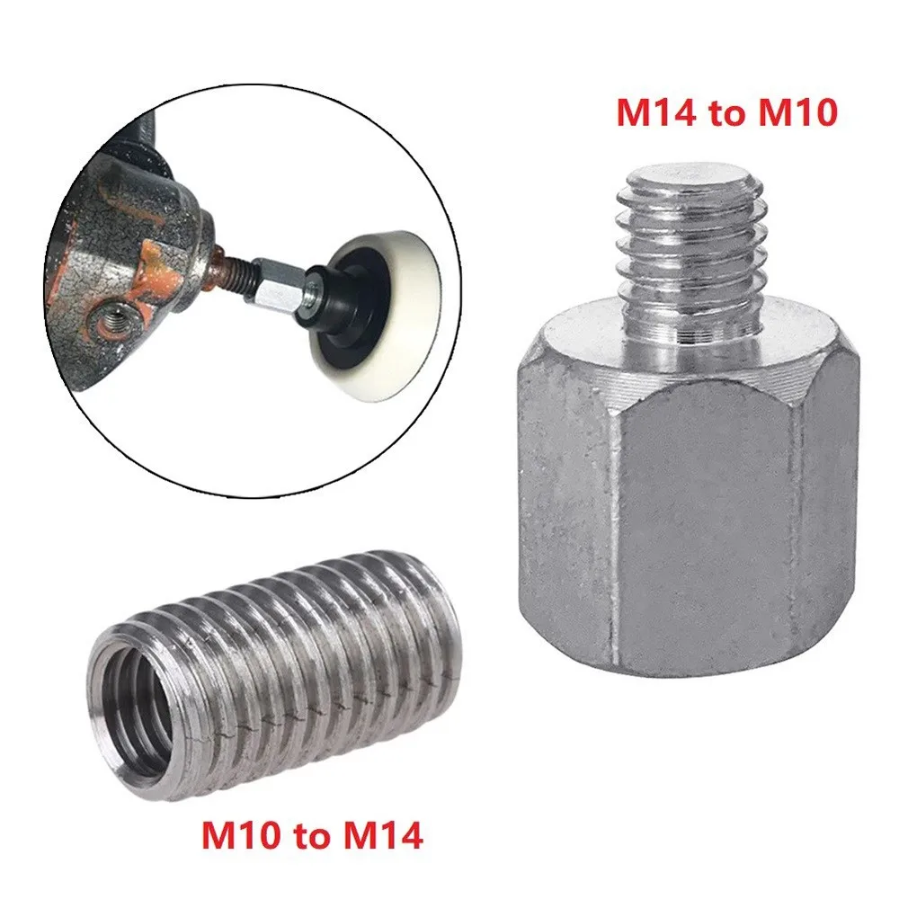 

M10 M14 Adapter Angle Grinder Polisher Thread Drill Bit Interface Converter Polishing Power Tools Metal Connector Joint