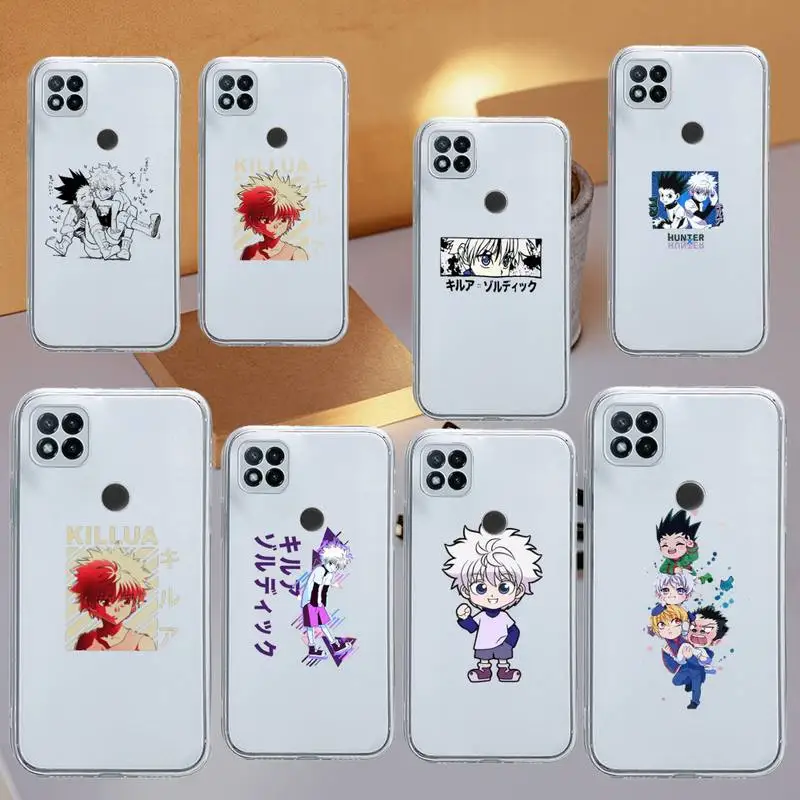 

hunter x hunter anime Phone Case Transparent for Xiaomi redmi note 8 9 10 11 t lite pro ultra mix 4 k40