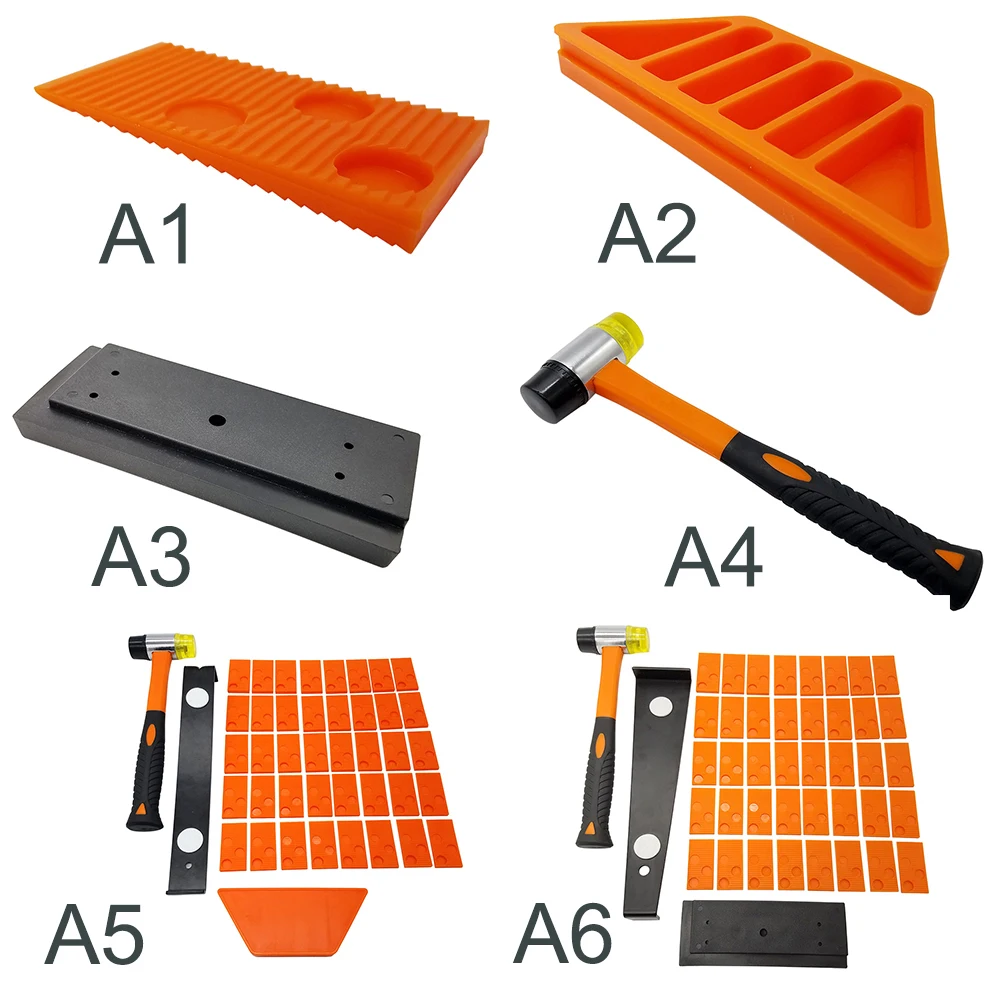 

Wood Floor Installation Tool Rubber Hammer Warrior Hook Knock Board Inserting Piece Floor Installation Set Dropshipping
