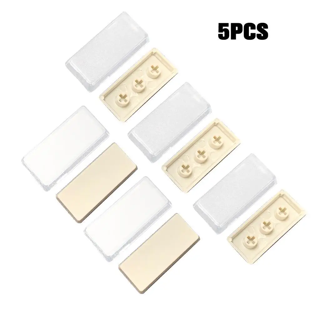 

5PCS Double Layer Mechanical Keyboard Keycaps DIY Detachable Transparent Keycap Clip Key Caps Cover Protection Shell Switch