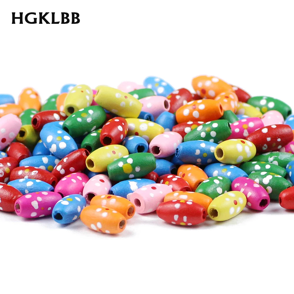 50 шт. бусины из натурального дерева 15 х8 мм | Украшения и аксессуары