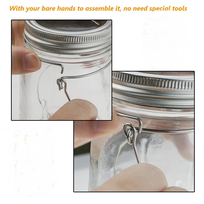 Hangers Hanging Mason Jars Quart Jar Handle for Regular Mouth Wire Lid | Дом и сад