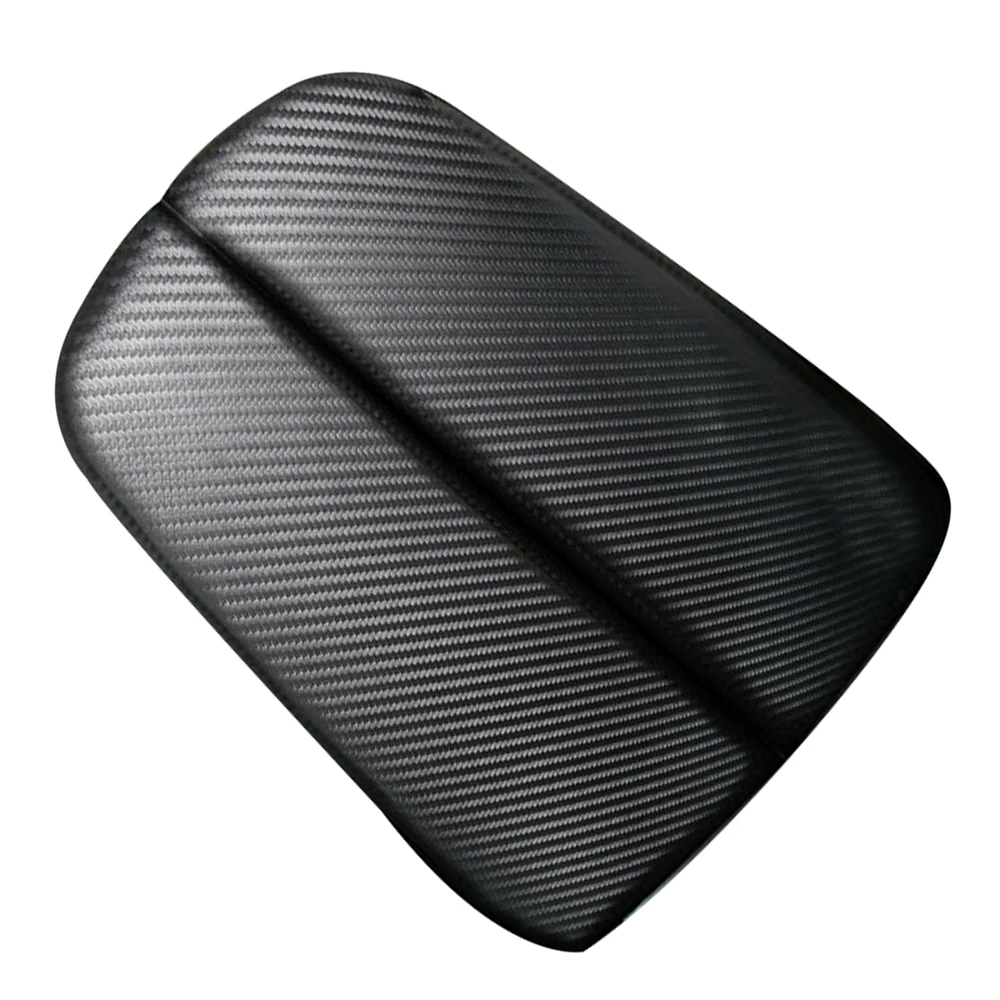 

Carbon Fiber Look Center Console Armrest Cover For BMW X5 E70 X6 E71 2008-2013 Leather Material Armrest Covers