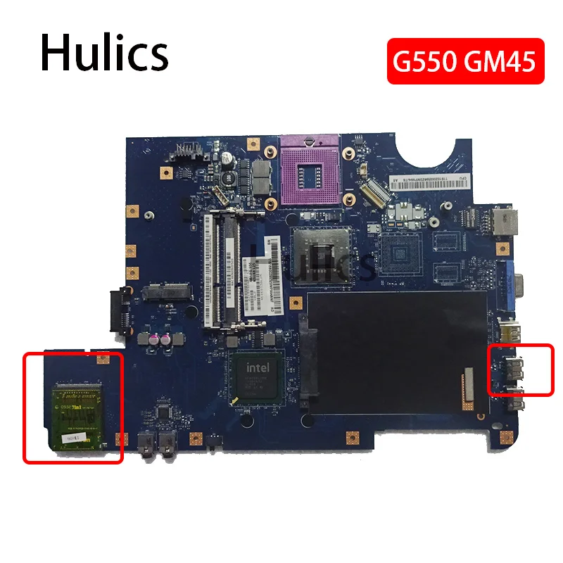 Материнская плата Hulics Original 5082P для ноутбука Lenovo G550 порт LA-5082P GM45 DDR3 | Компьютеры и