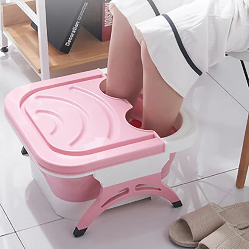 Складная ванночка для ног портативное массажное ведро бытовая термальная