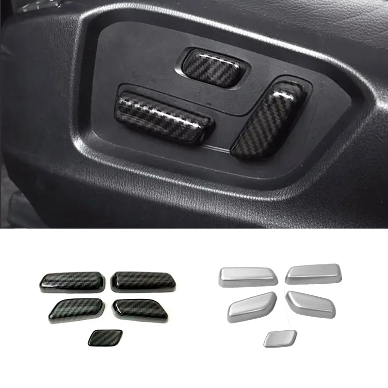 

For Mazda CX5 CX-5 & 6 Atenza 2017 18 19 2020 ABS Carbon/Matte Car Seat Adjustment Switch Button Control Cover Trim Accessories