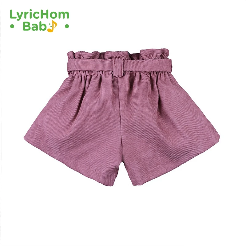 

LyricHom Baby Autumn Winter Solid Color Baby Girl Shorts Baby Corduroy Shorts Children Girls Fashion Short Pants