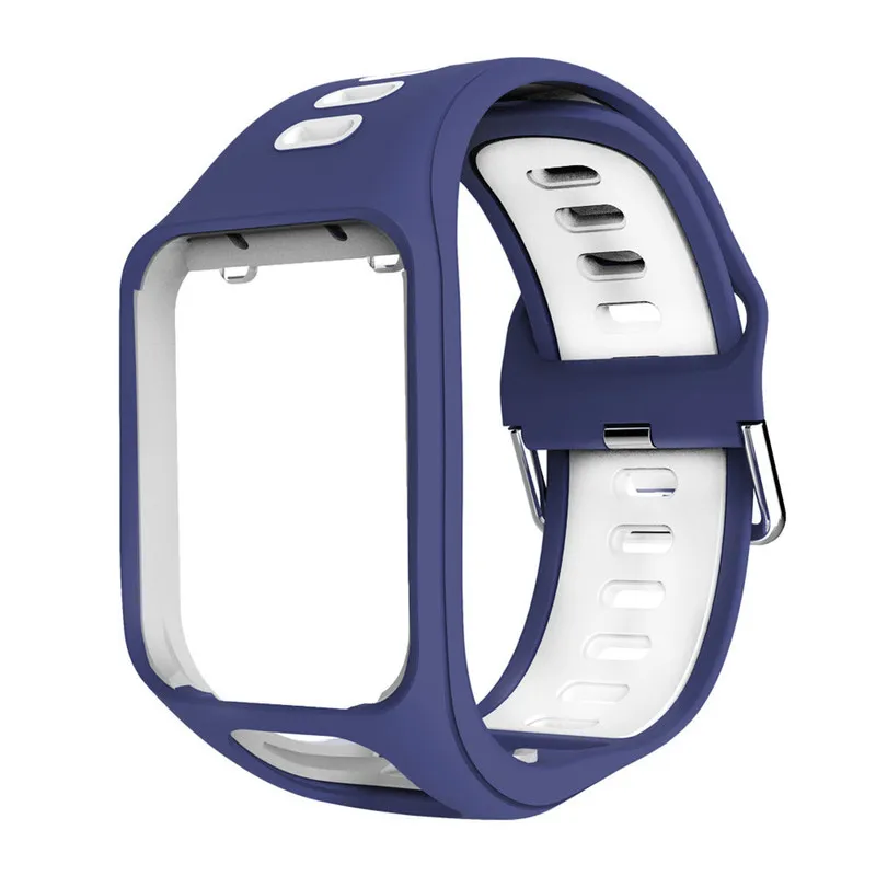 Высококачественный силиконовый сменный ремешок для наручных часов TomTom Runner 2 3 Spark