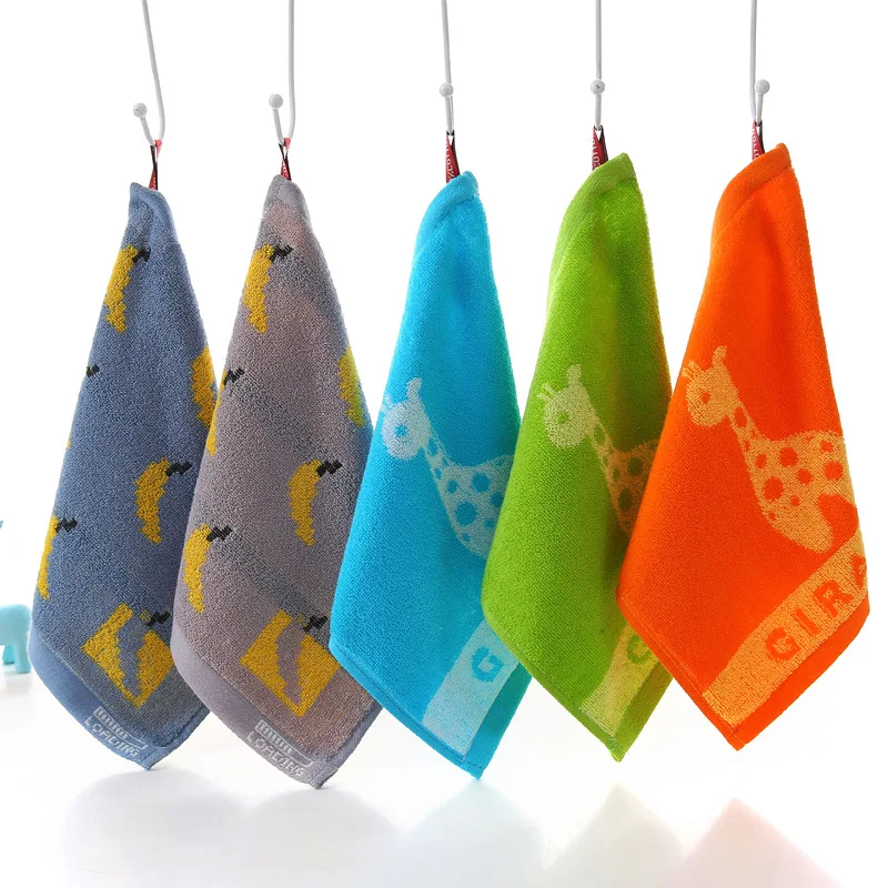 Детское полотенце с мультяшным рисунком Хлопковое для рук мальчиков и девочек