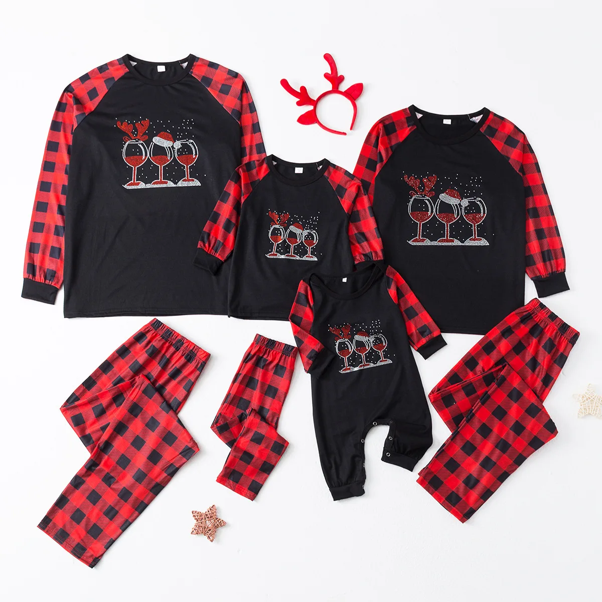 

Семейный комплект рождественской одежды для мамы, дочери, отца, мамы, ребенка, подходящая Пижама, семейный образ, комплект одежды