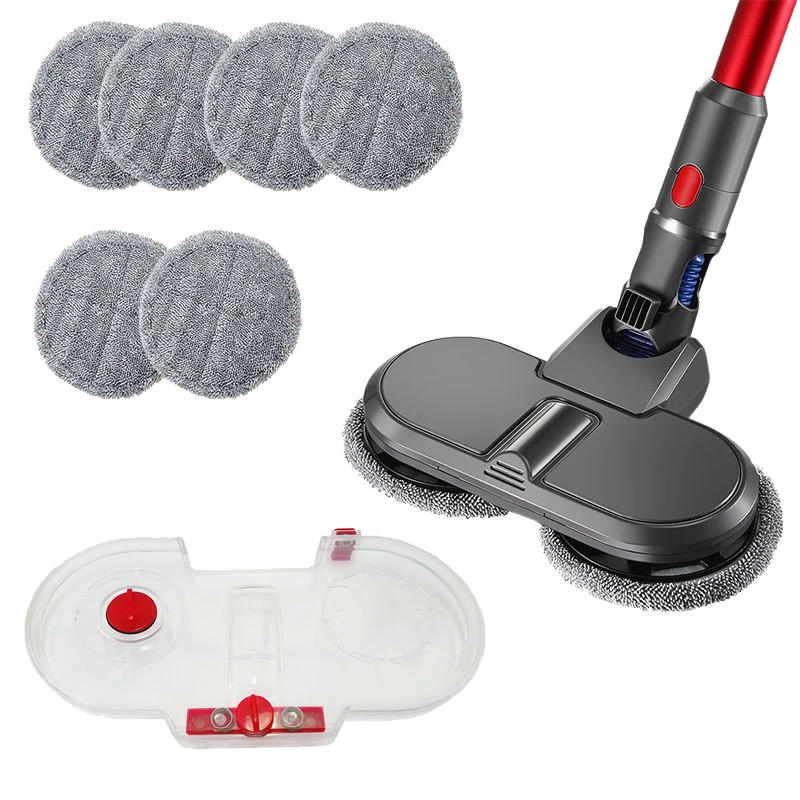 

Electric Vacuum Brush Mopping and Water Tank for Dyson V7 V8 V10 V11 Replacement Parts with 6 Cleaning Cloth