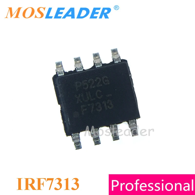 Mosleader SOP8 IRF7313 100 шт. 1000 IRF7313TRPBF IRF7313PBF двойной N-канал 30В Китайский Высокое качество |