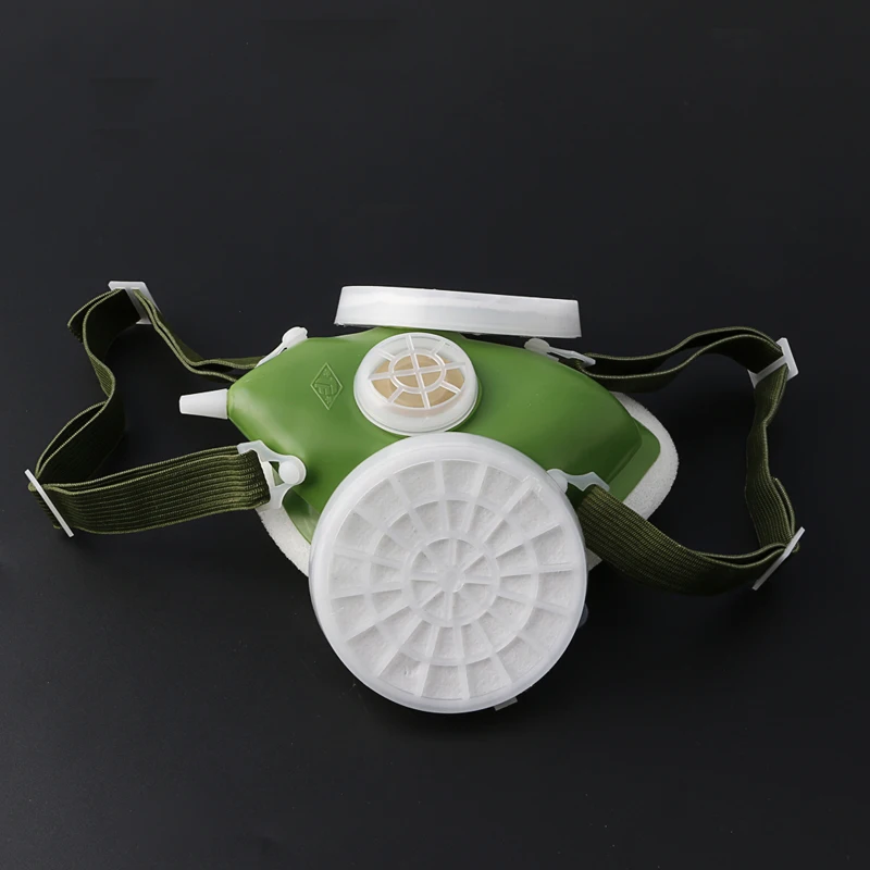 

2021 New New Dual Respirator Anti-Dust Gas Mask Twin Chemical Spray Paint Safety Headwear