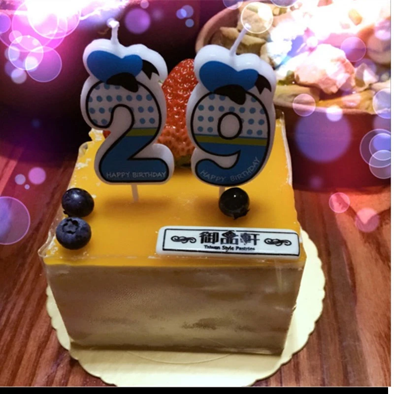 Цифры ко дню рождения свечи мультяшная мышь торт капкейки топперы цифры 0 9 для