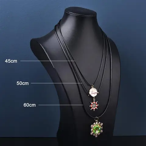 45-60 см кожаная цепочка, ожерелье для женщин и мужчин, кожаный шнур, восковая веревка, цепочка из нержавеющей стали, застежка, ожерелье «сделай сам», ювелирные аксессуары