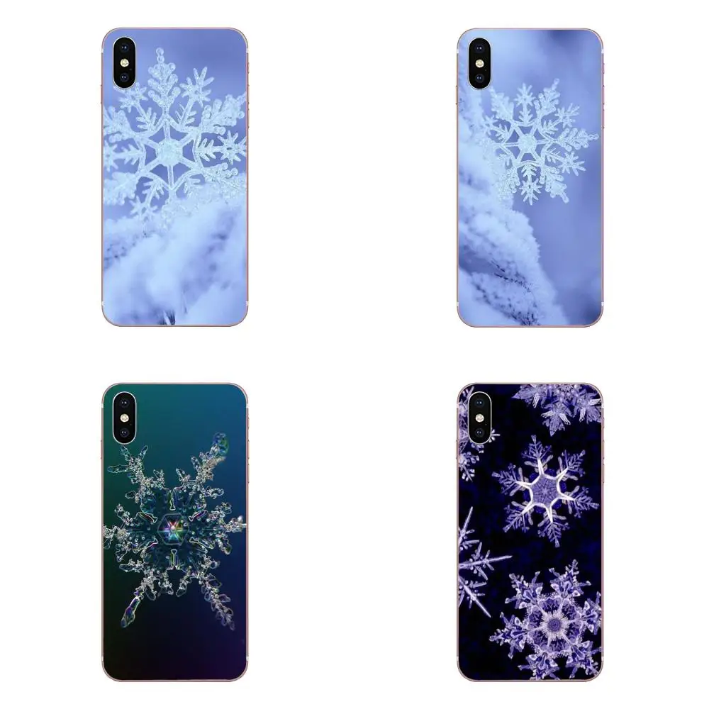 Новый год Снежинка брендовые новые Рождество для Galaxy J1 J2 J3 J330 J4 J5 J6 J7 J730 J8 2015 2016 2017
