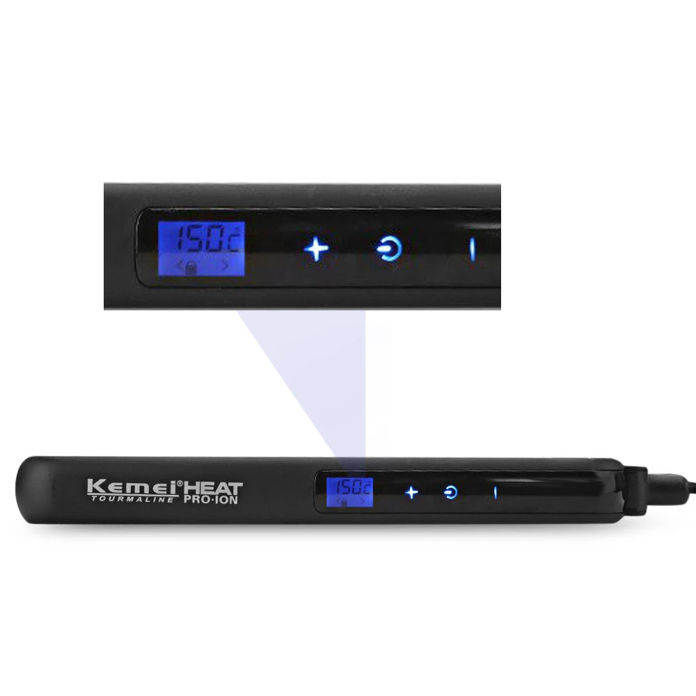 Выпрямитель для волос Kemei быстрый нагрев новый утюжок выпрямления инструменты