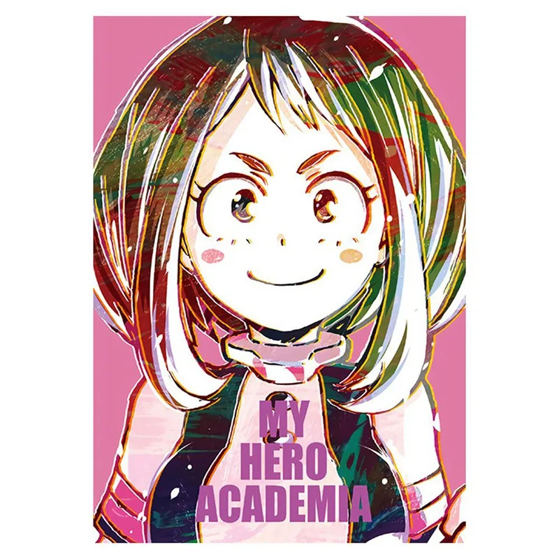 My Hero academic прокрутка картина японское аниме настенные подвесные плакаты холст