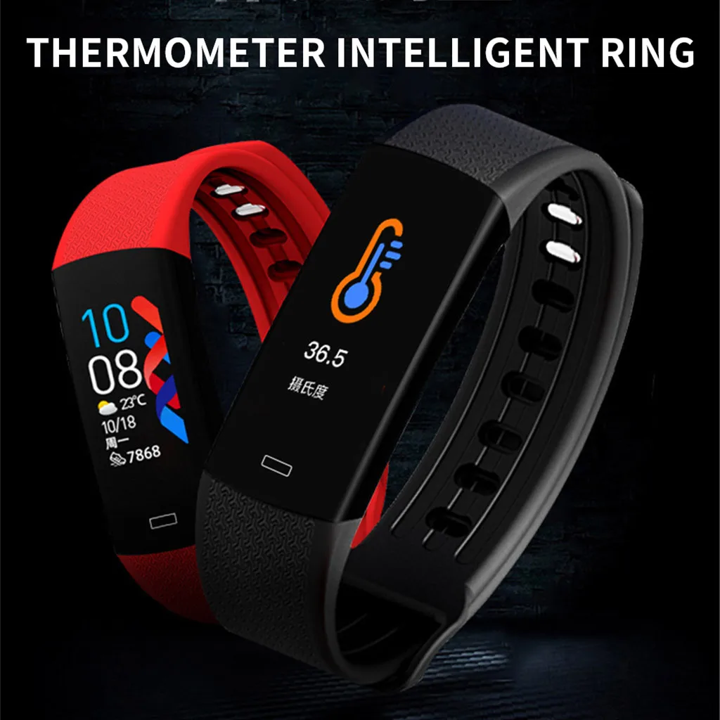 

sport bluetooth smart watch women body temperature Measure Smart band men smartwatch fitness bracelet clock heart