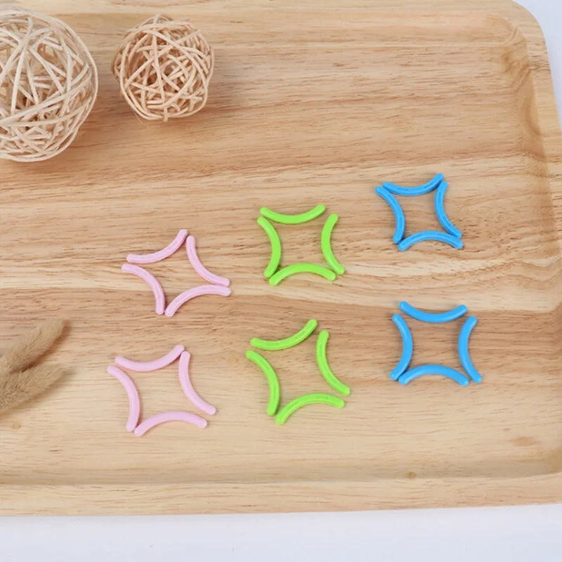 8 шт./компл. разные цвета щипцы для завивки ресниц заправка резиновые накладки