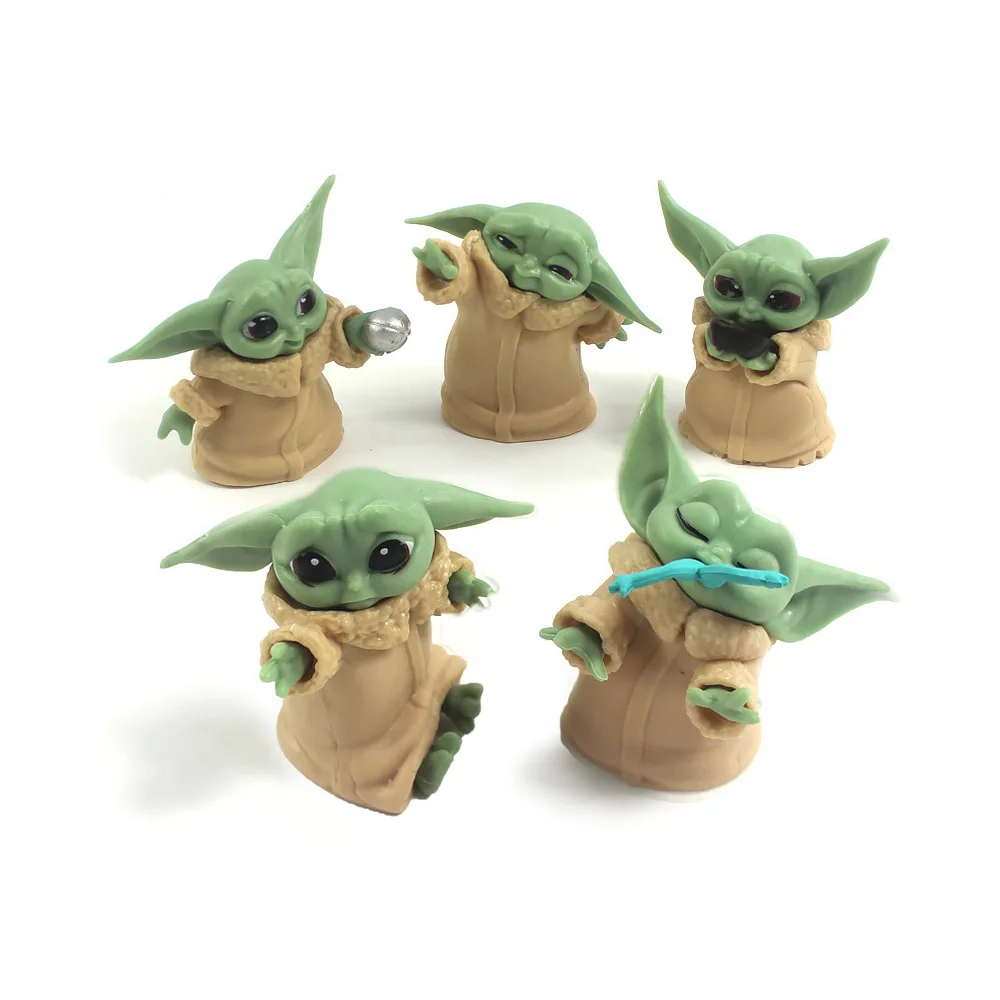 

Disney Star Wars Baby Yoda 6-7 Cm Action Anime Doll Series Mini Toy Model Children's Birthday Christmas Gift