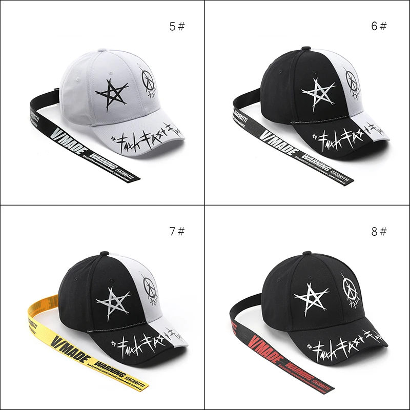 

SLECKTON Baseball Cap for Men and Women Cotton Hard Top Hats Fashion Graffiti Print Hip Hop Hats Unisex Summer Casual Sun Caps