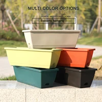 plant pot window boxes gardening supplies durable multiple drainage holes eco friendly pp high quality extensive use pots