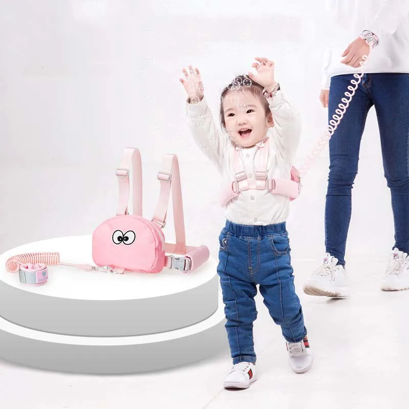 

LazyChild Baby Against Lost Backback Safety Harness Walking Leash Child Anti-Lost Wrist Link Outdoor Travel Safety Traction Rope