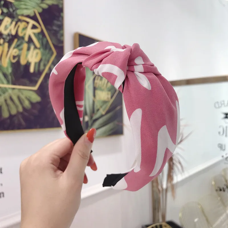 

Headband Cross Hair Hoop Bow Women's Hairband Tie Patchwork Crystal Twist Knot Wide Hair Accessoories Fashion Gift