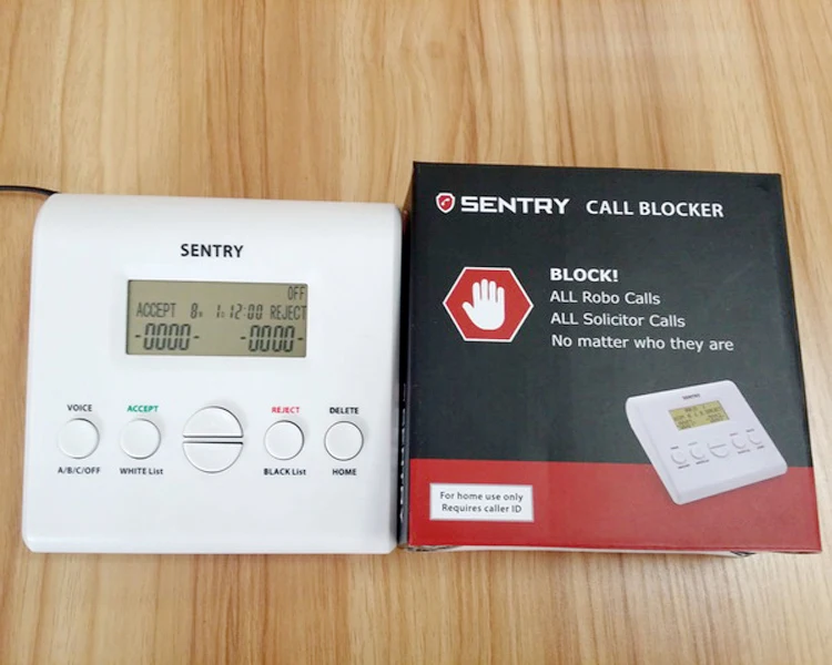 Sentry V2.0 блокировщик вызовов для телефонов стационарных смарт черный список