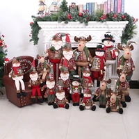 2022 christmas decoration christmas dolls innovative christmas tree elk santa snowman decor kids new year gift for party