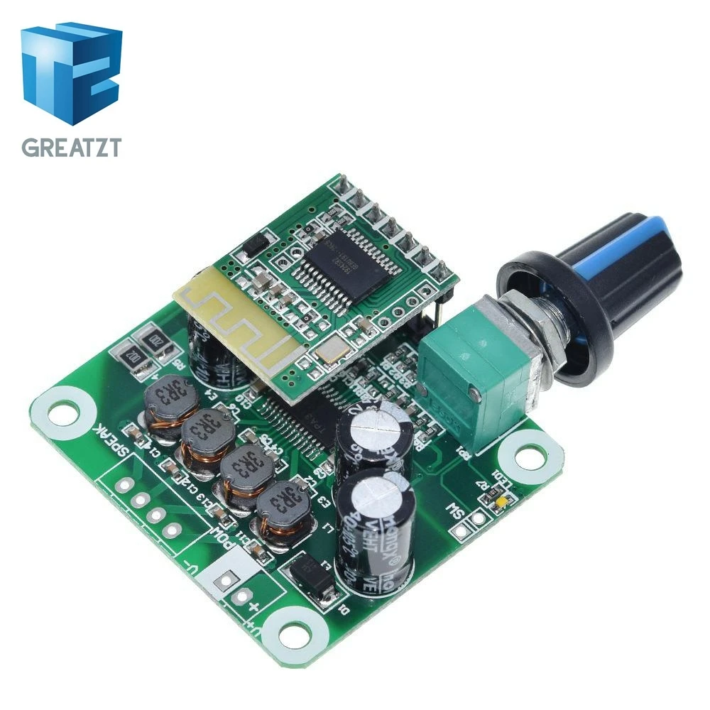 Bluetooth 4,2 TPA3110 15 Вт+ 15 Вт Цифровой стерео аудио Мощность модуль усилителя 12 V-24 V автомобиль для USB Динамик, Портативный Динамик