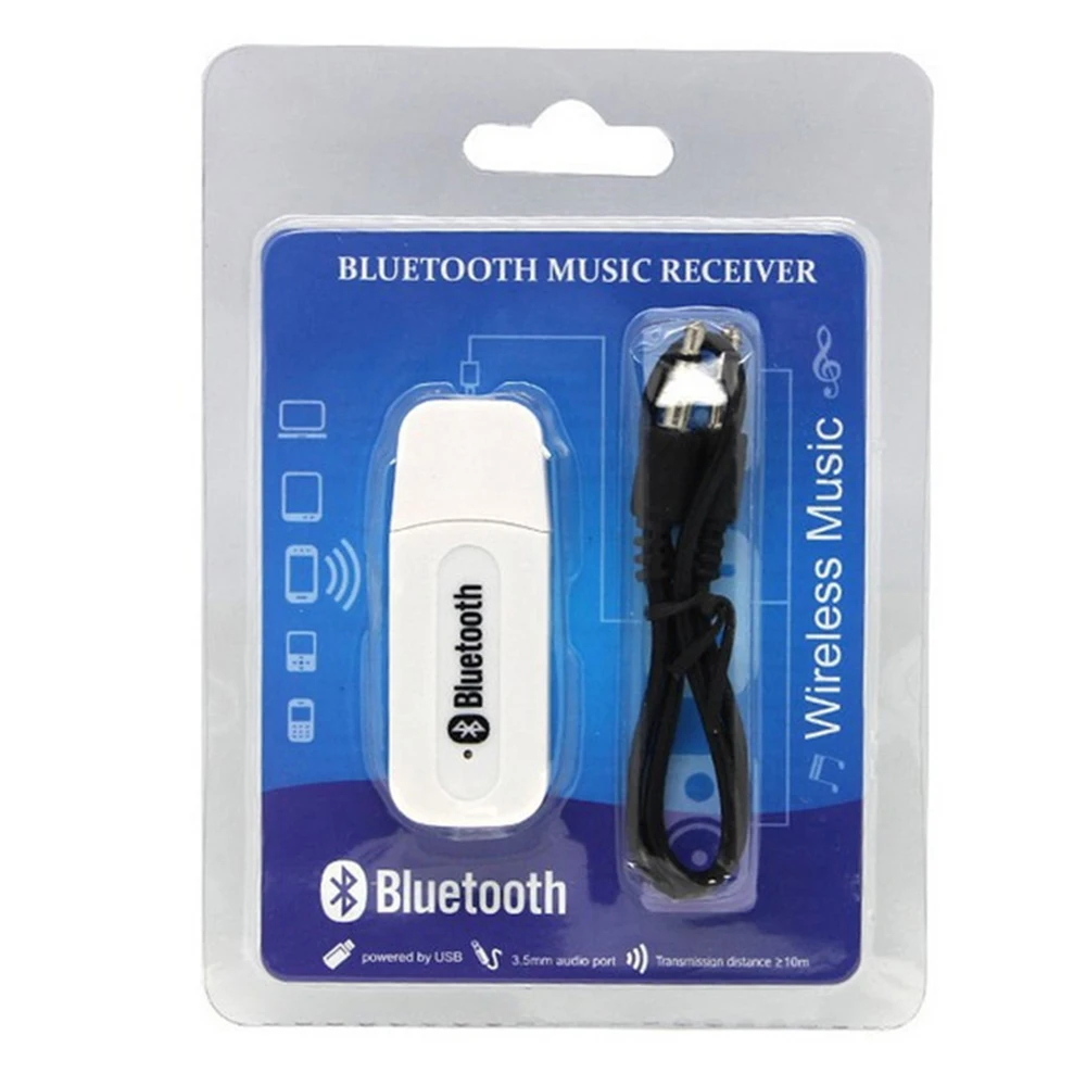Автомобильный Bluetooth музыкальный приемник 3 5 мм Беспроводная зарядка через USB