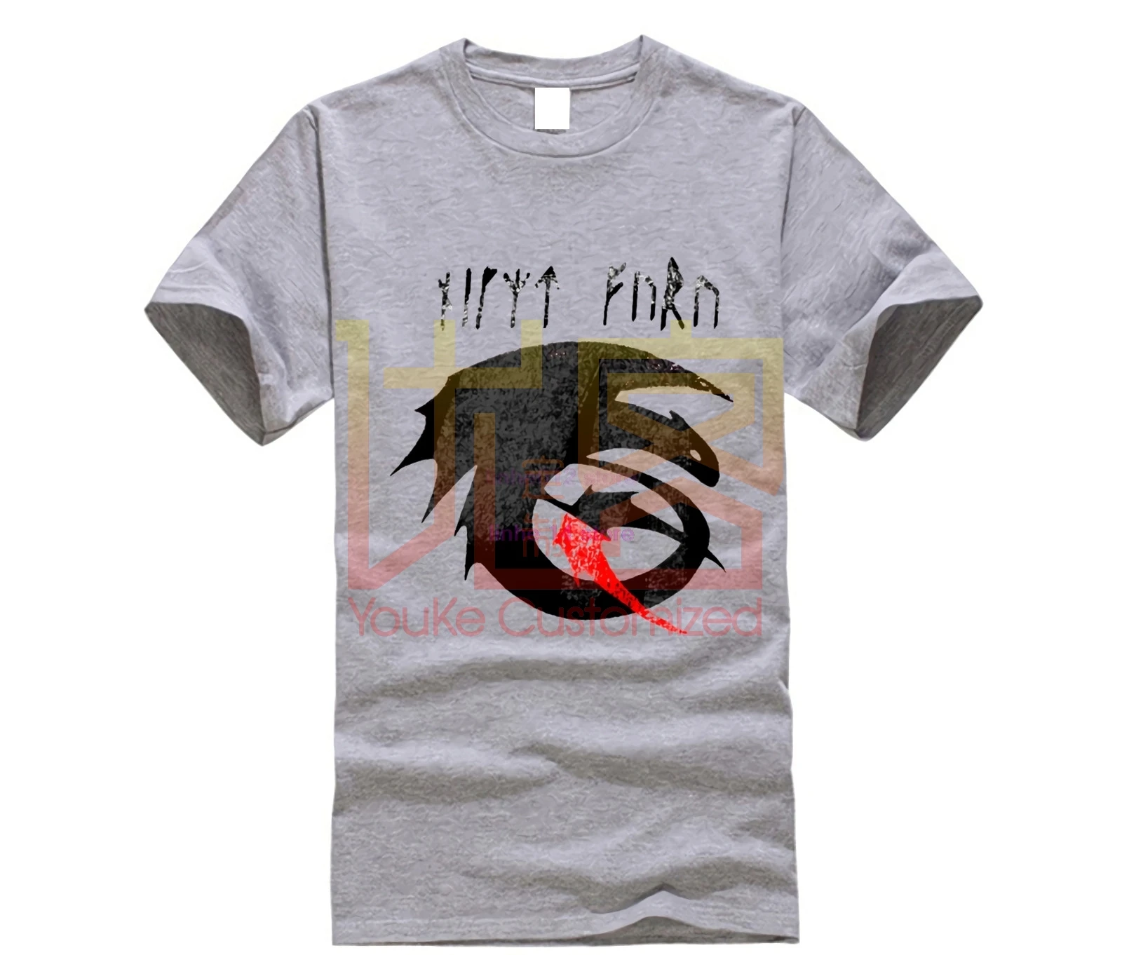 HTTYD Strike Class Symbol футболка без зуба с принтом все размеры летняя хлопковая коротким