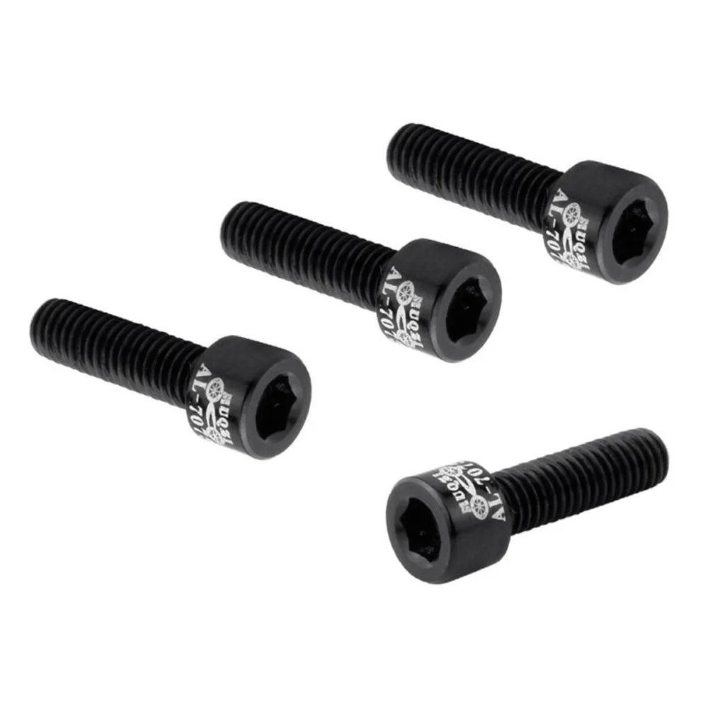 

MTB Stem Screws Road Aluminum Alloy Installation Assembly Spare MUQZI 4Pcs