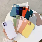 Силиконовый чехол карамельных цветов для iphone 12 11 Pro Max 12 Mini 7 8 6 S 6 S Plus SE 2020 X XS Max XR, Матовая Мягкая задняя крышка из ТПУ