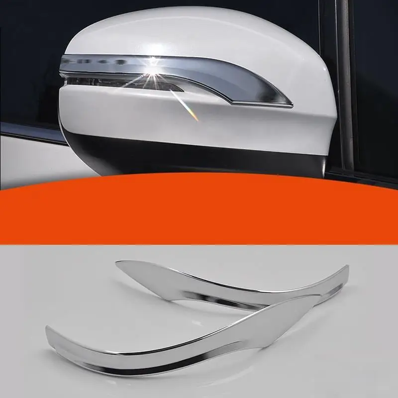 Car Window Wing Mirror Exterior Chromium Auto Automovil Bright Sequins Protecter Parts Covers 15 16 17 18 19 FOR Honda Elysion | Автомобили