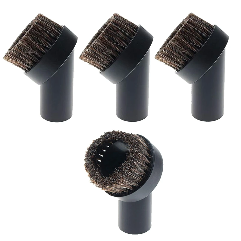 

4 предмета в комплекте с конским волосом, Щетинная кисть пылесос круглая щетка для ЖК-экрана, угловой/трек инструменты для чистки, внутренни...