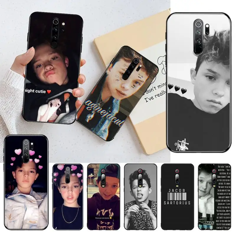 Чехол для телефона Jacob Sartorius черный мягкий силиконовый чехол Redmi Note 8 8A 8T 7 6 6A 5 5A 4 4X 4A