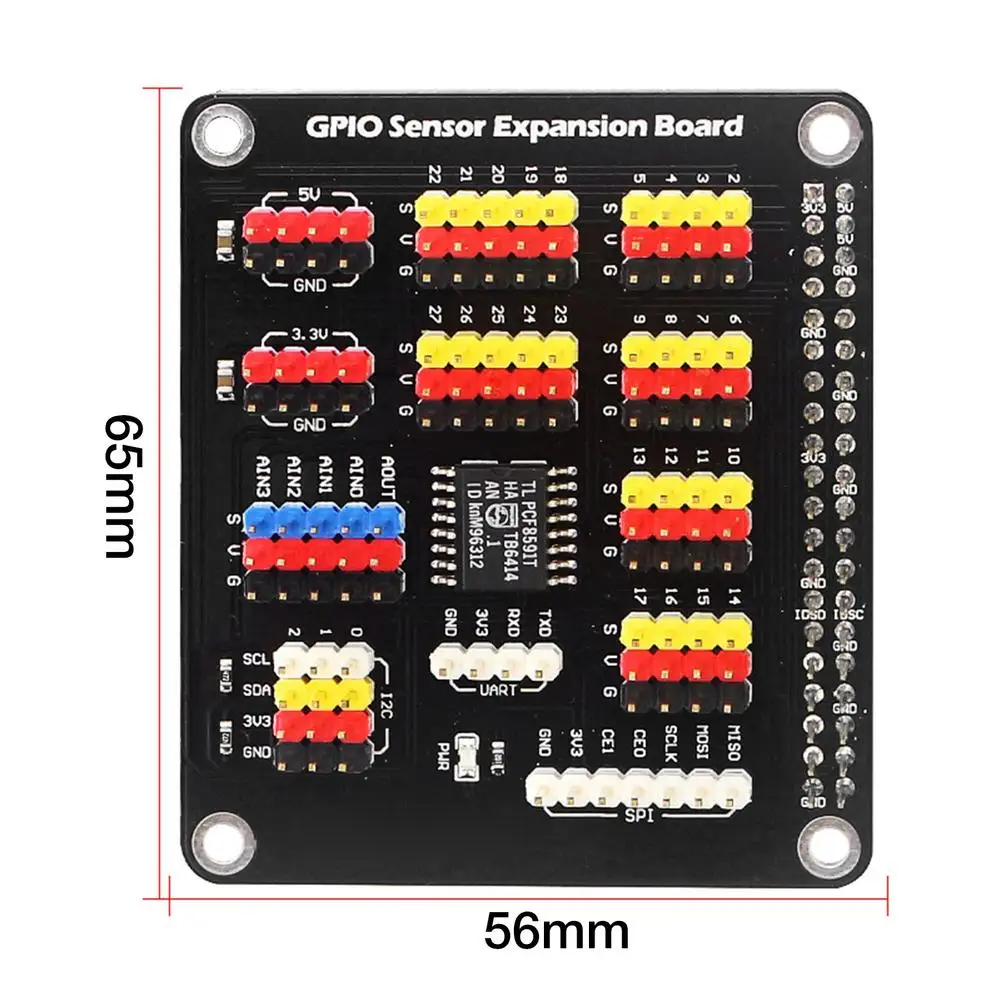 

AD/DA Board For Raspberry Pi AD/DA Expansion Digital-to-analog Conversion Expansion Board For Raspberry Pi GPIO Resources