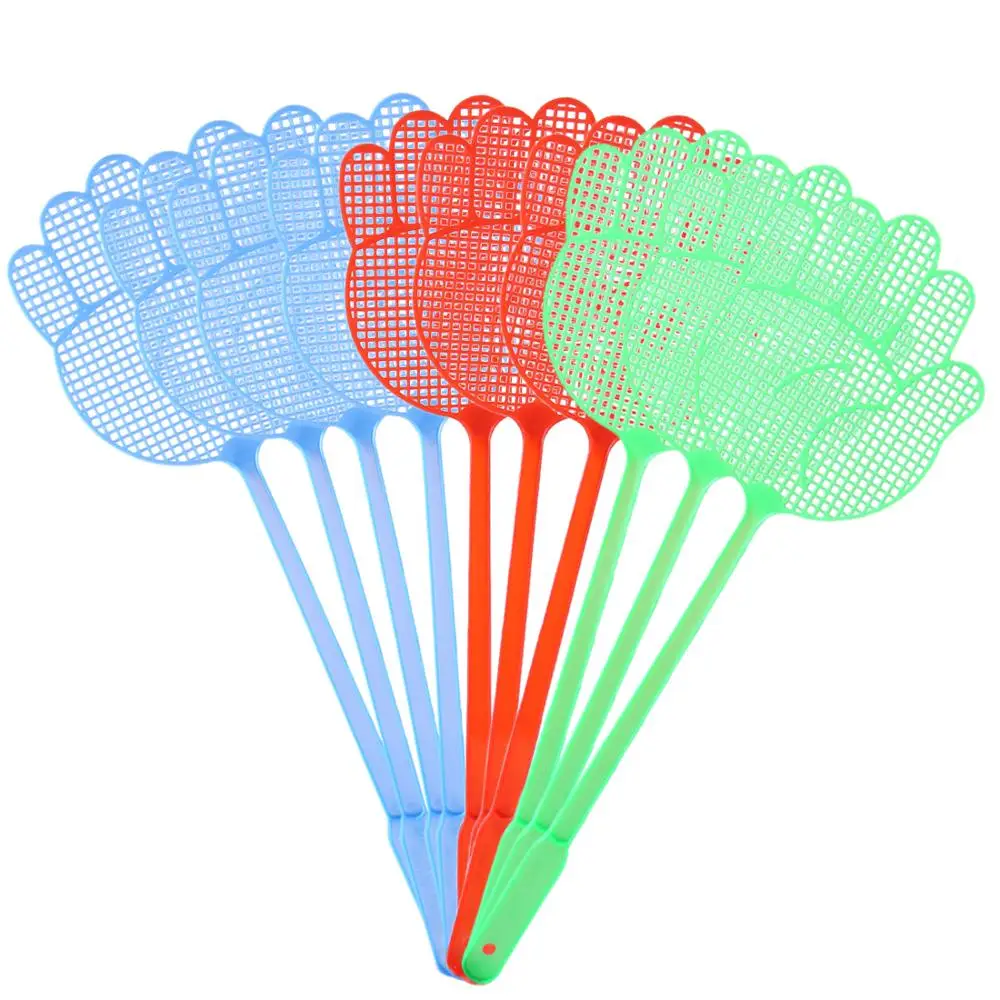 20 шт. пластиковые Хлопушки для насекомых с рисунком ладони|Мухобойки| |