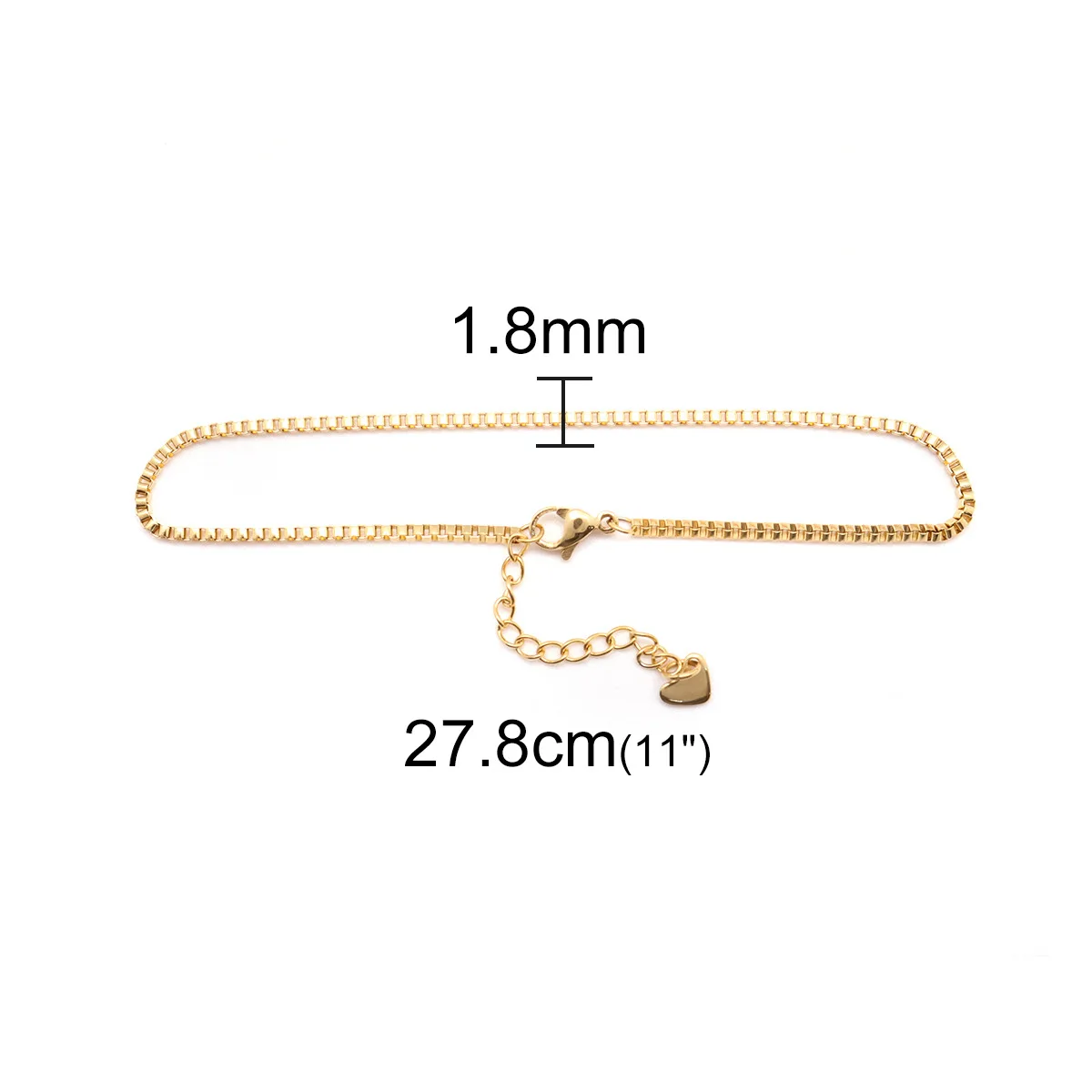 Лучшие продажи 304 ножные браслеты из нержавеющей стали золотой браслет для